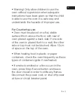 Preview for 5 page of Panasonic NN-S251WM Operating Instructions Manual