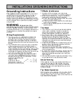 Preview for 6 page of Panasonic NN-S252 Operating Instructions Manual