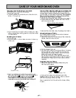 Preview for 28 page of Panasonic NN-S252 Operating Instructions Manual