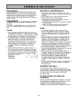 Preview for 40 page of Panasonic NN-S252 Operating Instructions Manual