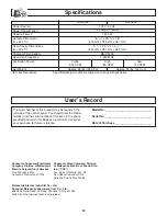 Preview for 36 page of Panasonic NN-S254 Operating Instructions Manual