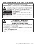 Preview for 38 page of Panasonic NN-S254 Operating Instructions Manual