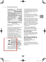 Preview for 29 page of Panasonic NN-S29KSM Operating Instructions Manual