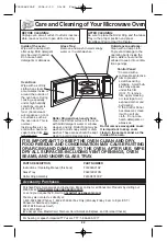 Preview for 24 page of Panasonic NN-S335 Operating Instructions Manual