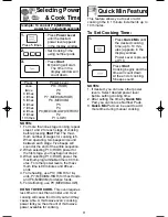 Preview for 13 page of Panasonic NN-S423 Operating Instructions Manual