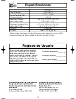 Preview for 56 page of Panasonic NN-S423 Operating Instructions Manual