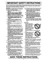 Preview for 4 page of Panasonic NN-S431 Operating Instructions Manual