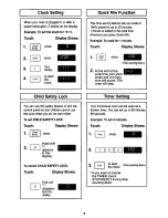 Preview for 9 page of Panasonic NN-S431 Operating Instructions Manual