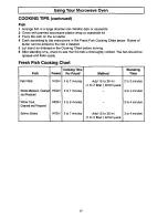 Preview for 17 page of Panasonic NN-S431 Operating Instructions Manual