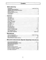 Preview for 3 page of Panasonic NN-S432BL Operating Instructions Manual