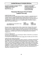 Preview for 22 page of Panasonic NN-S432BL Operating Instructions Manual