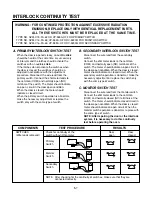 Preview for 17 page of Panasonic NN-S432BL Service Manual