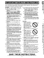 Preview for 4 page of Panasonic NN-S433 Operating Instructions Manual