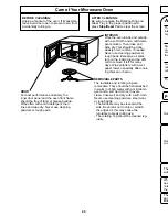 Preview for 20 page of Panasonic NN-S433 Operating Instructions Manual