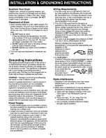 Preview for 5 page of Panasonic NN-S446BA Operating Instructions Manual