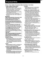 Preview for 6 page of Panasonic NN-S446BA Operating Instructions Manual