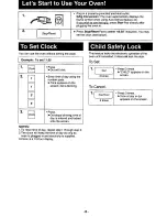 Preview for 10 page of Panasonic NN-S446BA Operating Instructions Manual