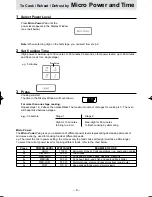 Предварительный просмотр 10 страницы Panasonic NN-S454 Operation Manual