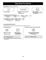 Preview for 12 page of Panasonic NN-S530 Operating Instructions Manual