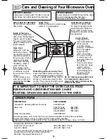 Preview for 26 page of Panasonic NN-S533WF Operating Instructions Manual