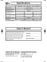 Preview for 30 page of Panasonic NN-S533WF Operating Instructions Manual