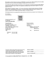 Preview for 2 page of Panasonic NN-S538 Operation Manual & Cookbook