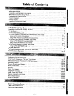 Preview for 3 page of Panasonic NN-S538 Operation Manual & Cookbook