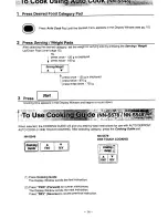 Preview for 16 page of Panasonic NN-S538 Operation Manual & Cookbook