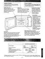 Preview for 72 page of Panasonic NN-S538 Operation Manual & Cookbook