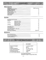 Preview for 3 page of Panasonic NN-S539 Operating Instructions Manual