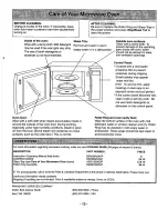 Preview for 15 page of Panasonic NN-S539 Operating Instructions Manual