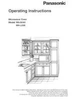 Preview for 1 page of Panasonic NN-S540WF Operating Instructions Manual