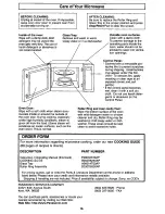 Preview for 18 page of Panasonic NN-S540WF Operating Instructions Manual