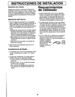 Preview for 24 page of Panasonic NN-S540WF Operating Instructions Manual