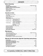 Preview for 3 page of Panasonic NN-S542WF Operating Instructions Manual