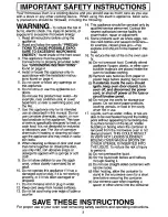 Preview for 4 page of Panasonic NN-S542WF Operating Instructions Manual