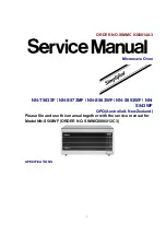 Preview for 1 page of Panasonic NN-S543WF Service Manual