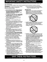 Preview for 4 page of Panasonic NN-S546BAV Operating Instructions Manual