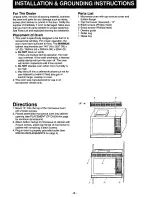 Preview for 5 page of Panasonic NN-S546BAV Operating Instructions Manual