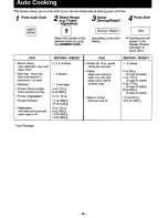 Preview for 16 page of Panasonic NN-S546BAV Operating Instructions Manual