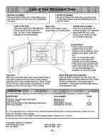 Preview for 19 page of Panasonic NN-S548BA Operating Instructions Manual