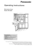 Preview for 1 page of Panasonic NN-S550 Operating Instructions Manual