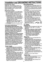 Preview for 5 page of Panasonic NN-S550 Operating Instructions Manual