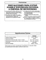 Preview for 21 page of Panasonic NN-S550 Operating Instructions Manual