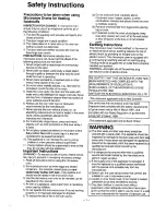 Preview for 3 page of Panasonic NN-S552 Operation Manual