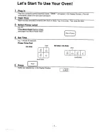 Preview for 9 page of Panasonic NN-S552 Operation Manual