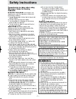 Preview for 3 page of Panasonic NN-S554 Operation Manual