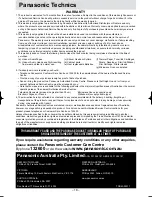 Preview for 20 page of Panasonic NN-S554 Operation Manual