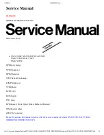 Preview for 1 page of Panasonic NN-S554MF Service Manual