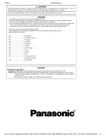 Preview for 3 page of Panasonic NN-S554MF Service Manual